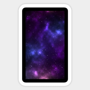 Galaxy Background Sticker